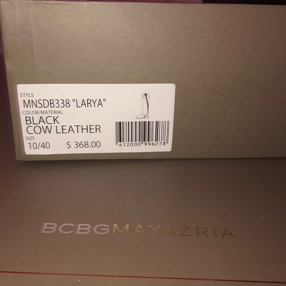 BCBG Black Leather Boots - Picture 6 of 6